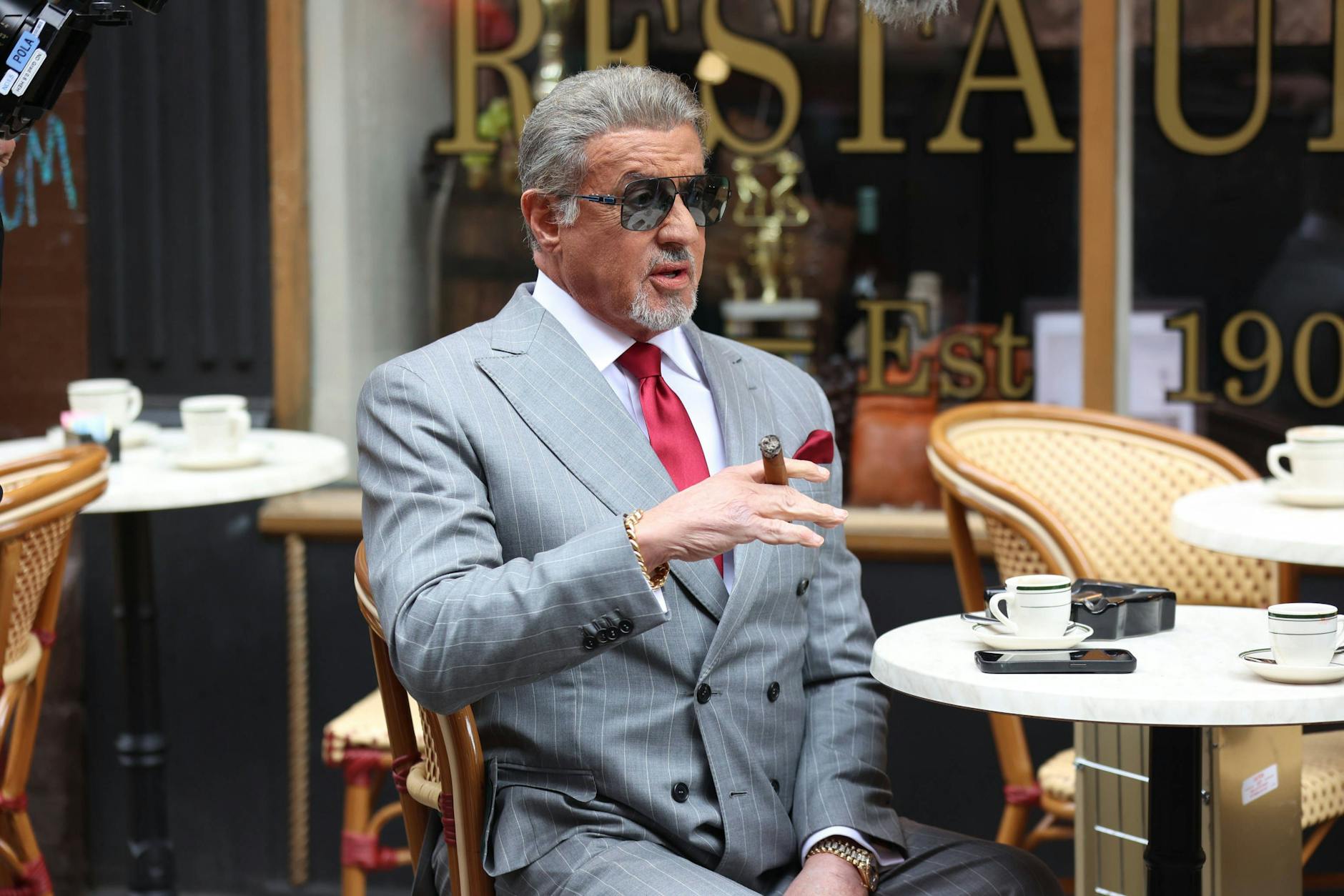 Wird wohl nicht bei dem Event in Berlin dabei sein: Sylvester Stallone bereitet sich auf den Start der dritten Staffel „Tulsa King“ vor.