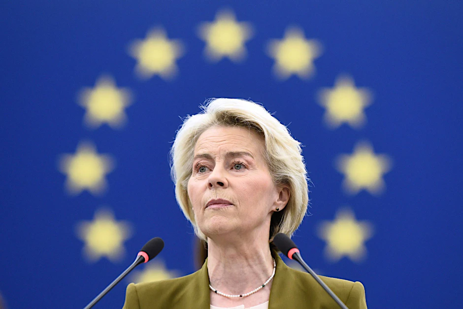 Die Präsidentin der Europäischen Kommission, Ursula von der Leyen