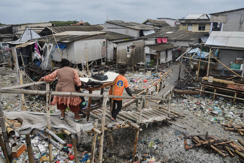 Müllverschmutzung in Indonesien