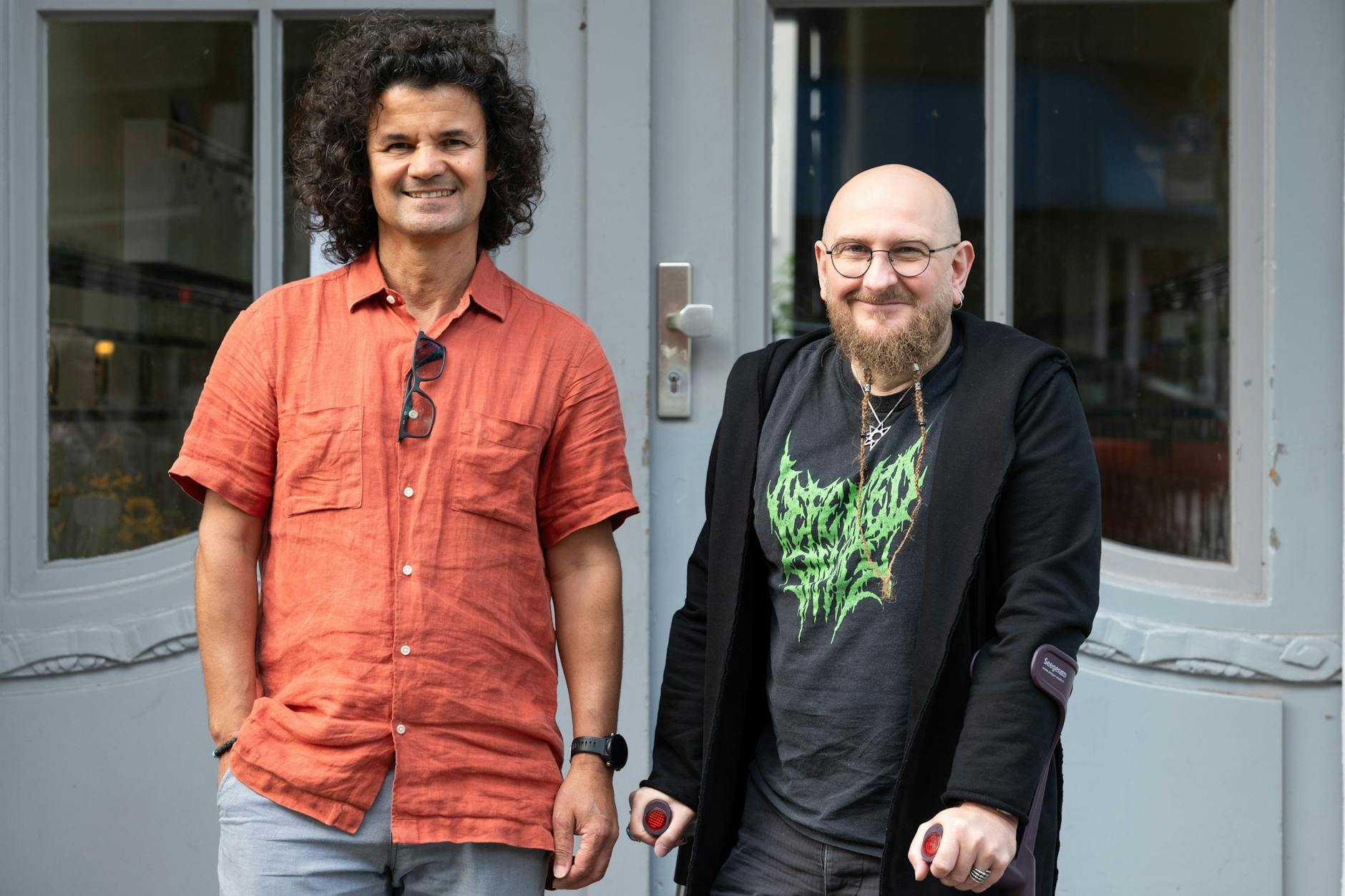 Omar Adjaoud (l.) und Julian Hirsch