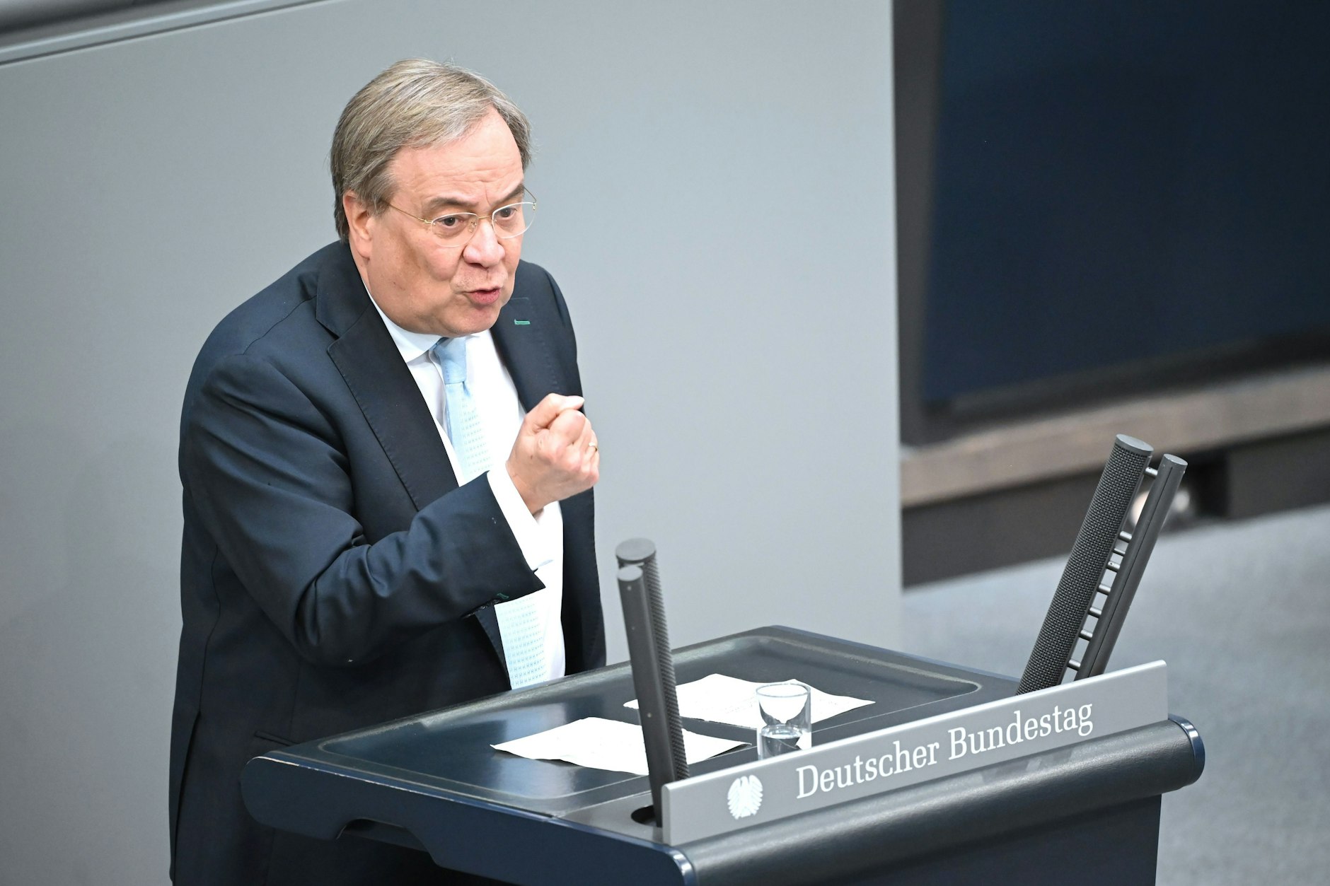 Armin Laschet (CDU) spricht über die humanitäre Lage im Gazastreifen (Archivfoto).