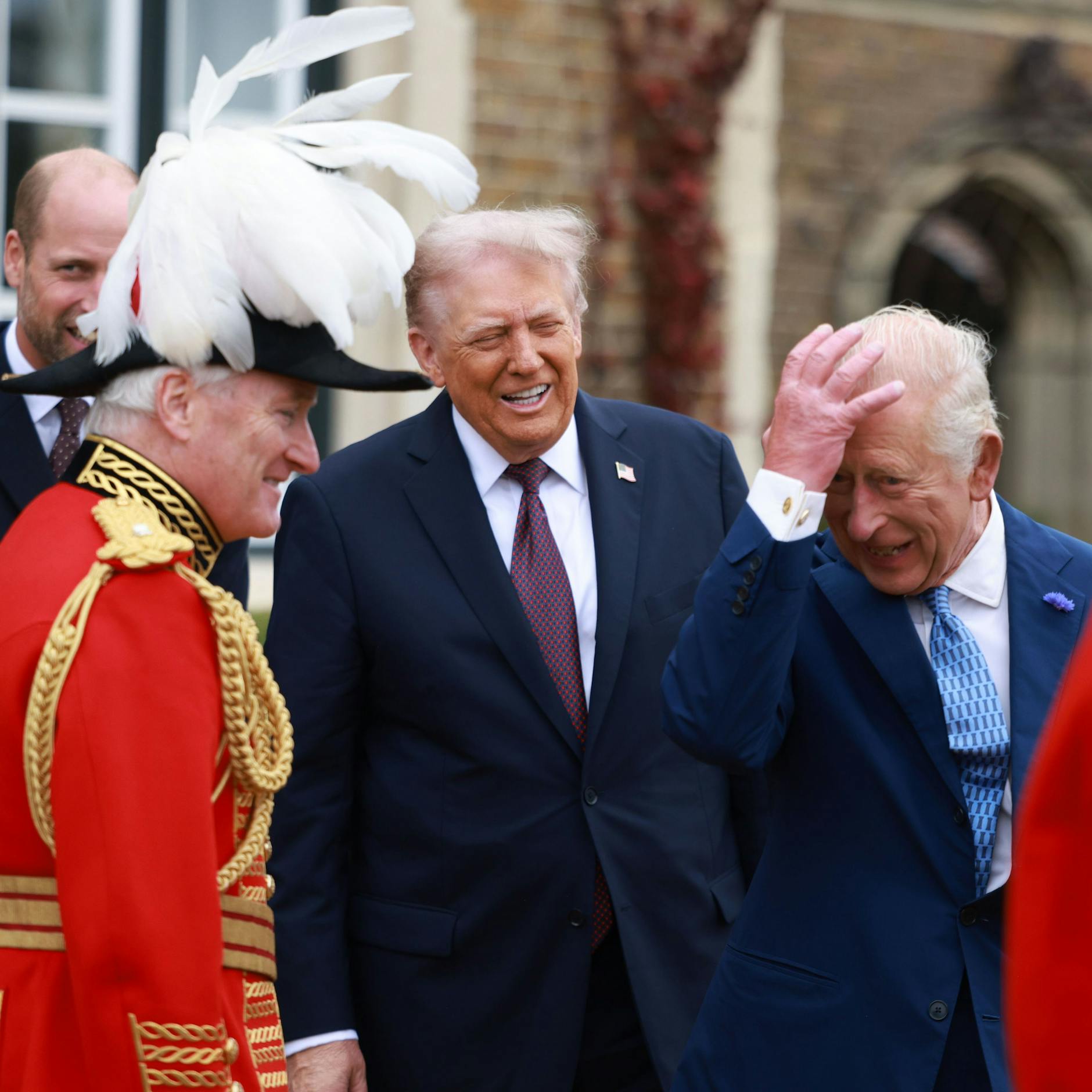Image - Staatsbesuch in Windsor: Trump und König Charles geben sich auffallend freundschaftlich