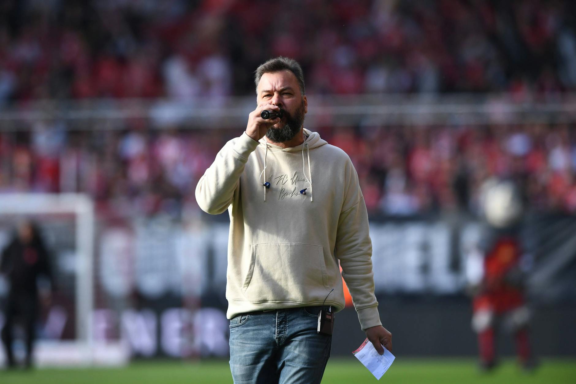 Perswoordvoerder Christian Arbeit van FC Union