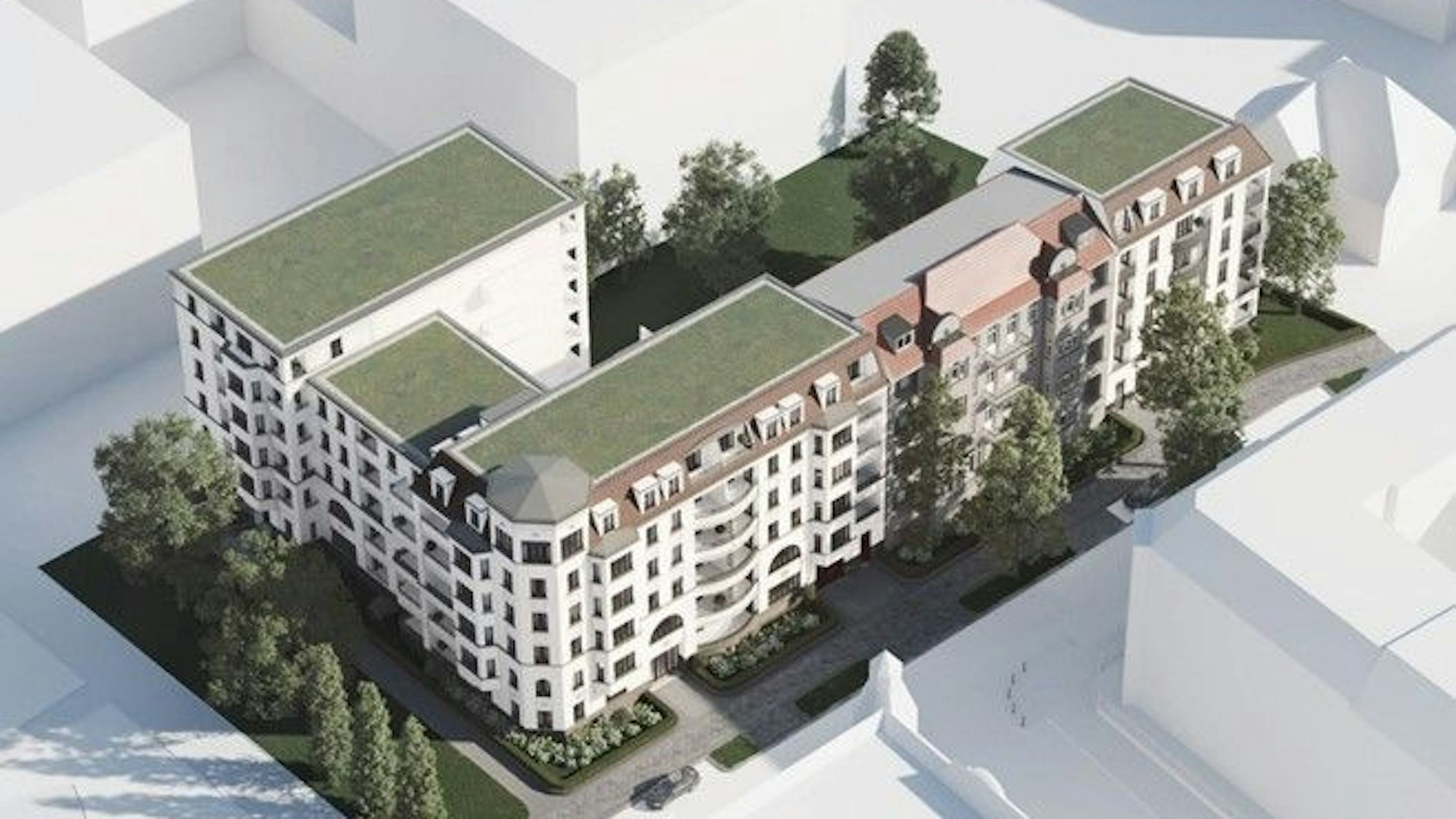 So könnten die Neubauten mit Wohnungen an der Schulstraße in Pankow aussehen.