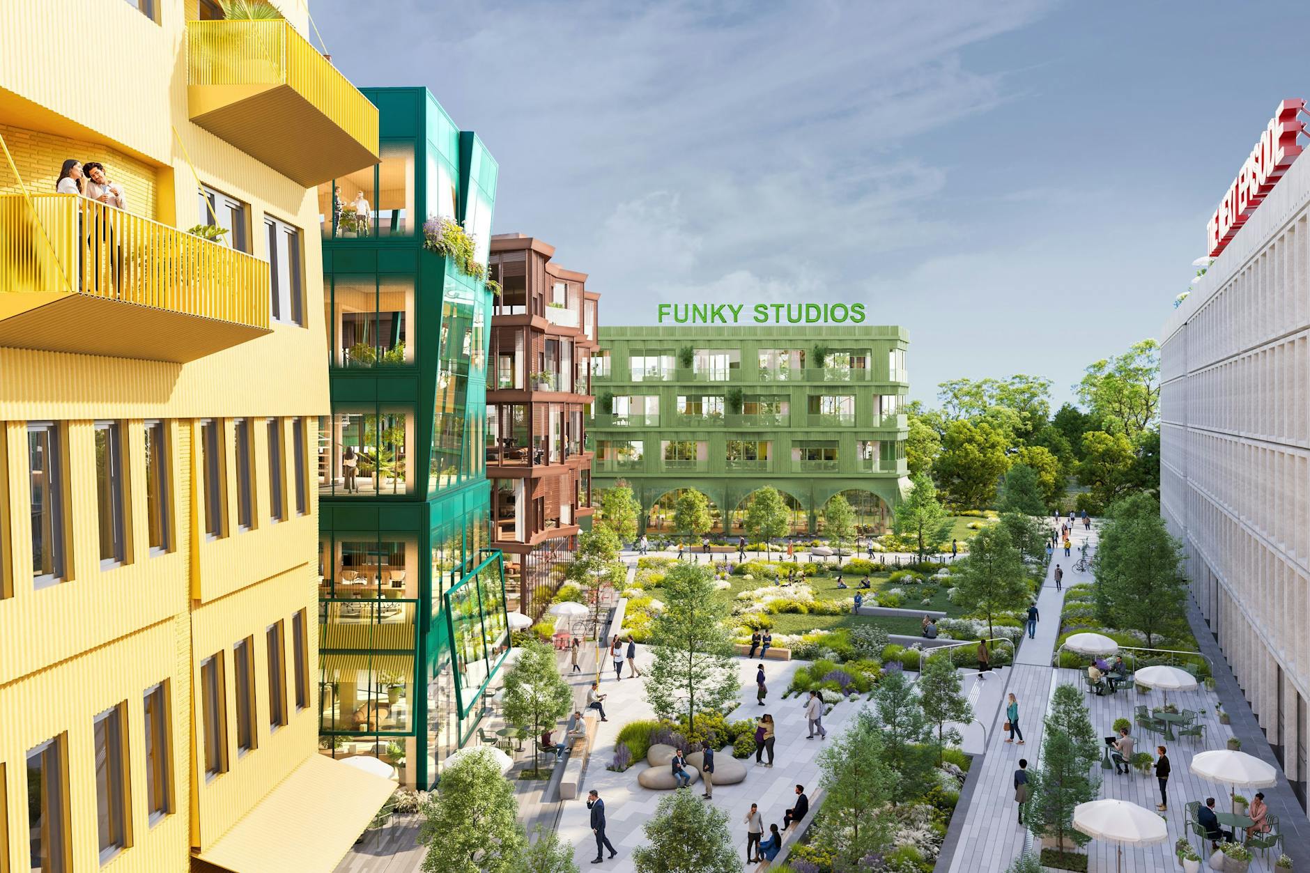 Funkytown: Ein kreativer Campus mit Community-Vibe