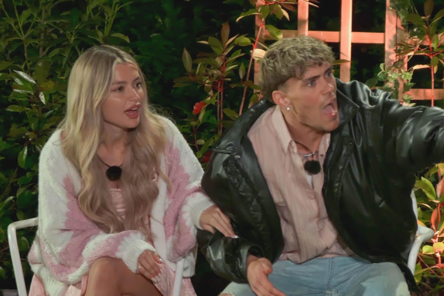 Ryan und Lina im „Sommerhaus der Stars“.