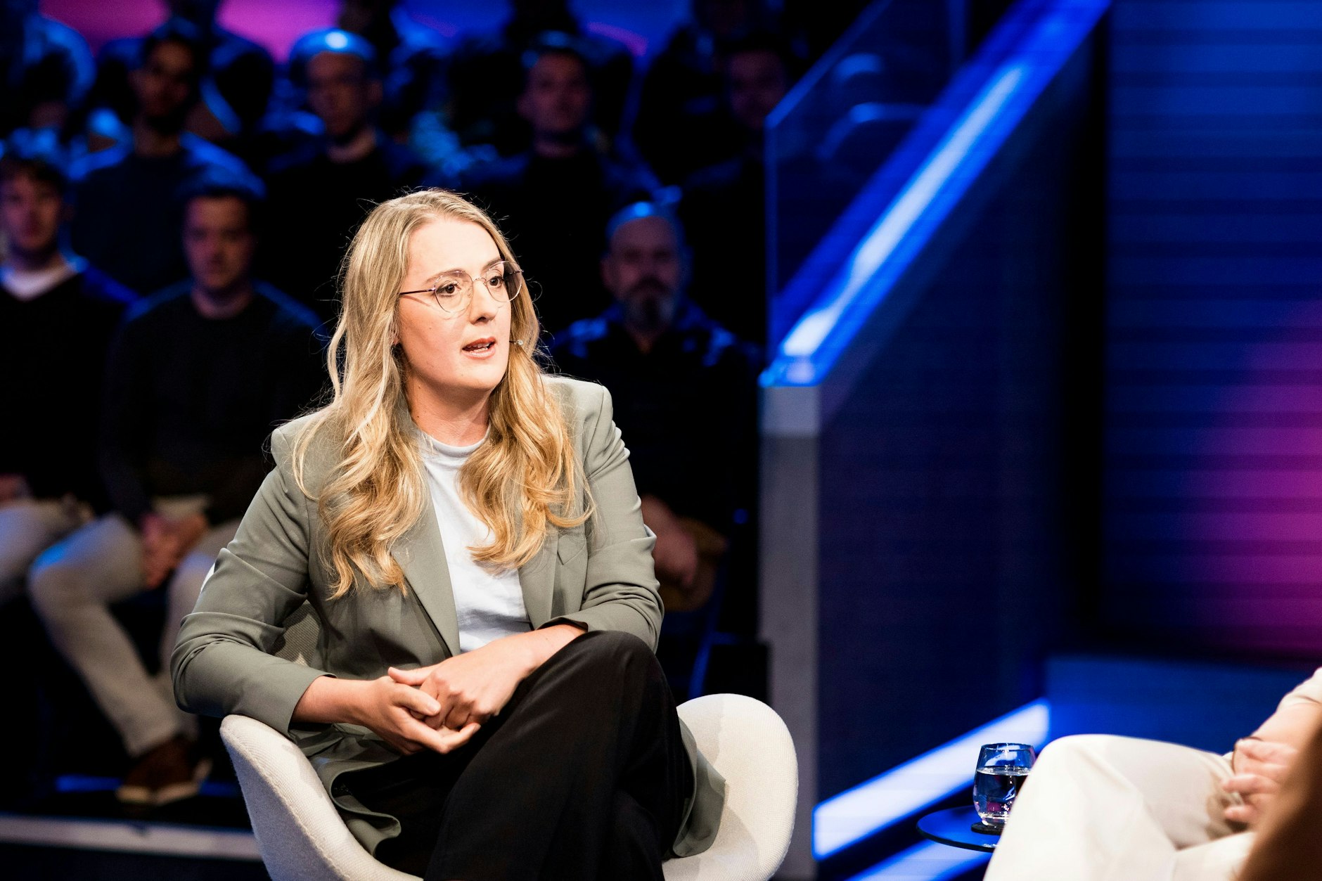 Grünen-Politikerin Katharina Dröge am Mittwochabend bei „Maischberger“