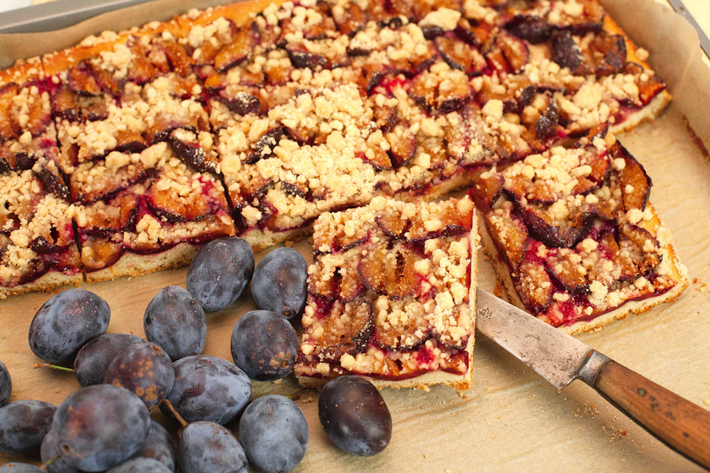 Rezept F r Pflaumenkuchen Aus Th ringen Lecker Dank Knusperstreuseln 