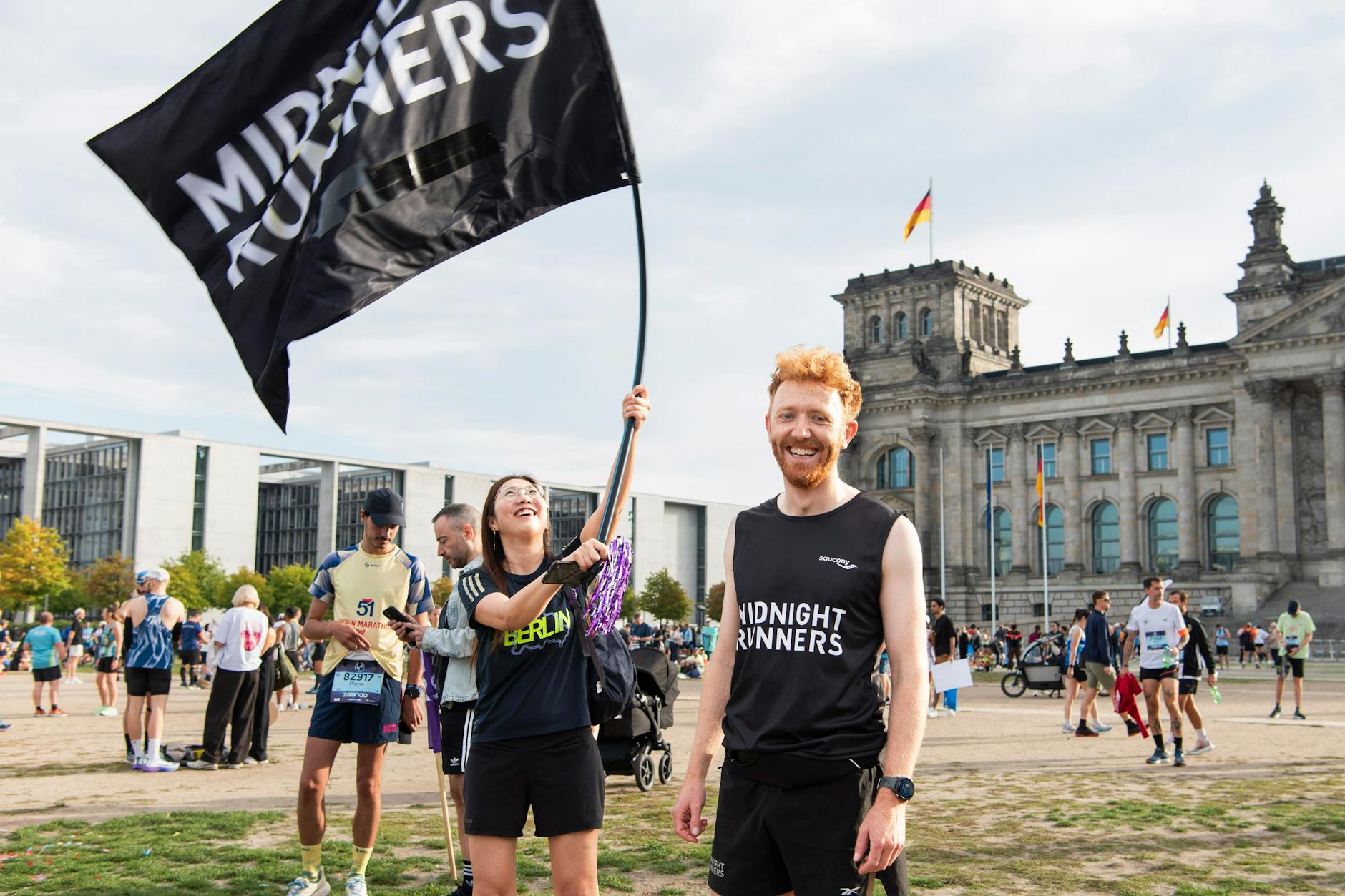 Dirk ist einer der Captains der Midnight Runners Berlin und hat gute Laune.