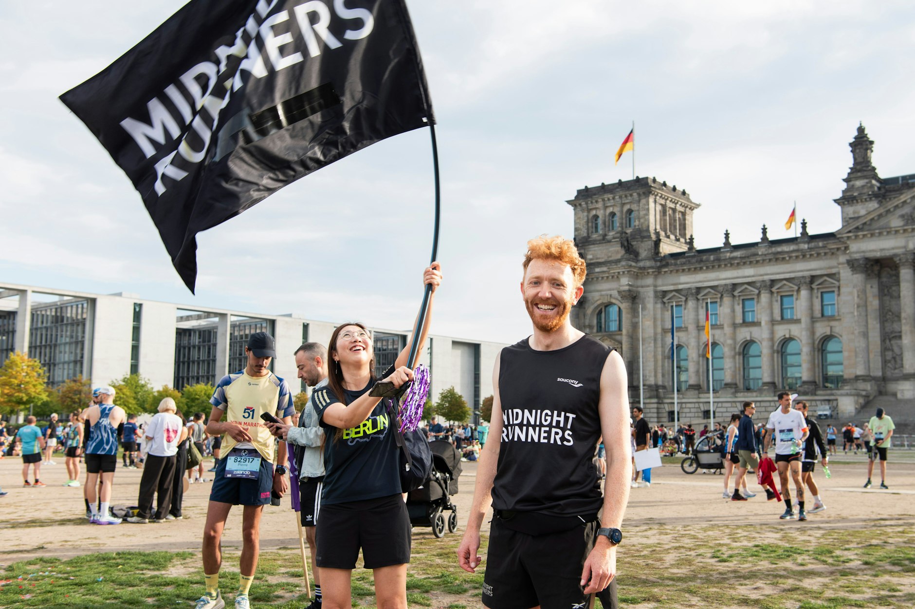 Dirk ist einer der Captains der Midnight Runners Berlin und hat gute Laune.