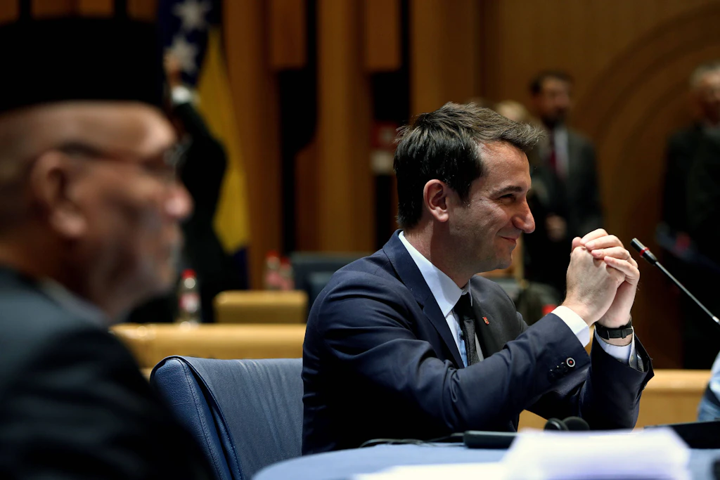 Erion Veliaj, bis vor kurzem Bürgermeister von Tirana, bevor er wegen Korruption verhaftet wurde.