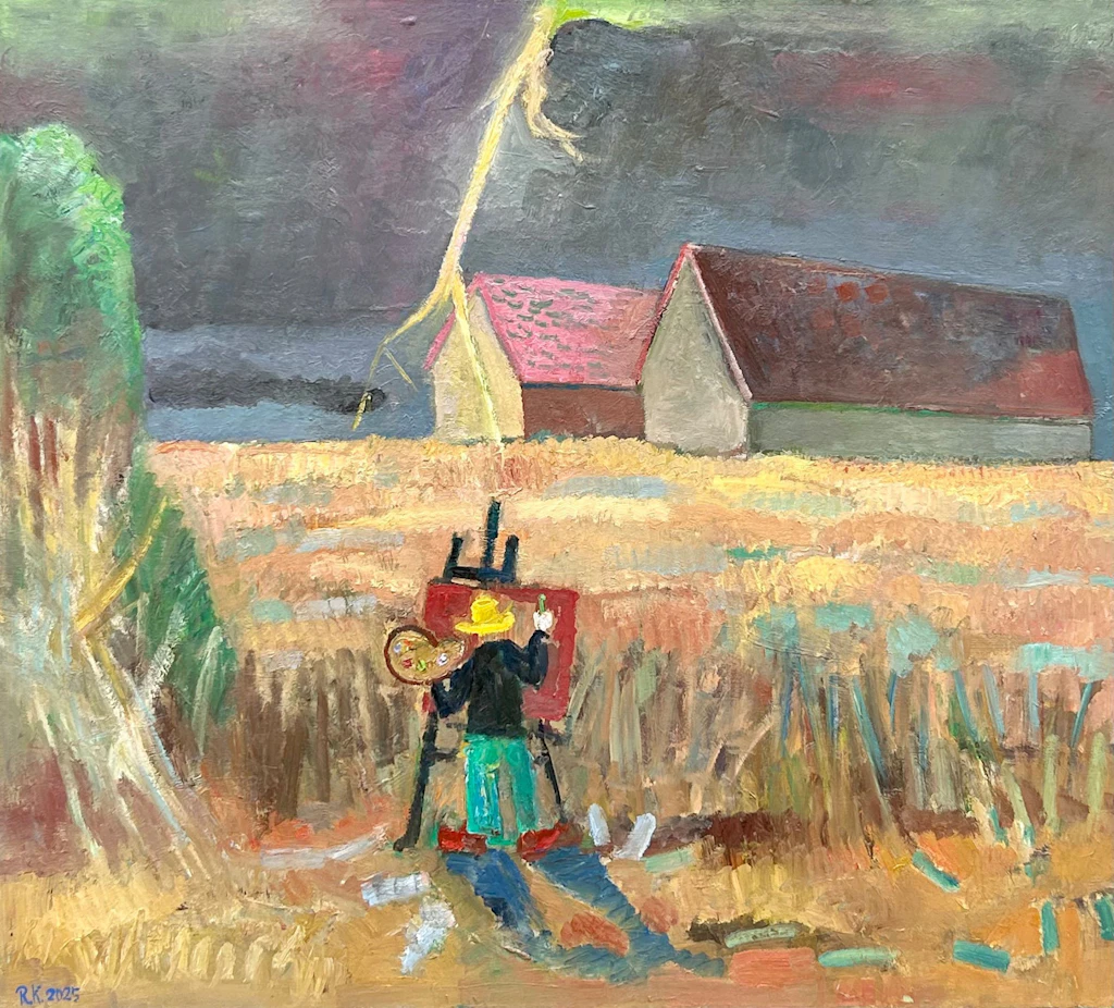 Çocukluk yollarında Dresden Ressam Ralf Kerbach bir izlenimci oldu