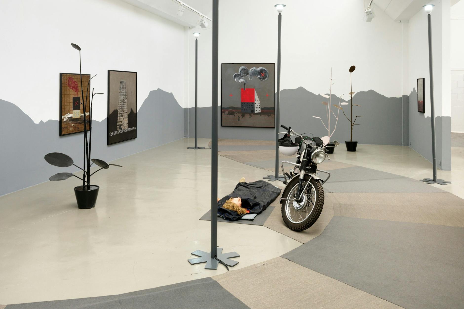 Thomas Zipp: Austellungsansicht zu „Profonteville“