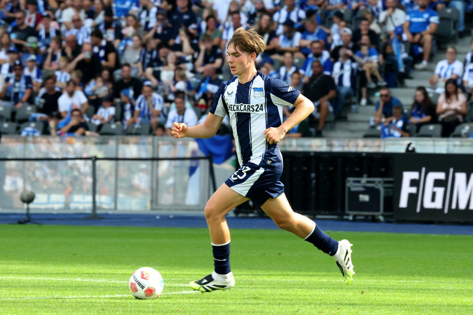 Kennet Eichhorn etabliert sich gerade mehr und mehr in der Zweitliga-Startelf von Hertha BSC.
