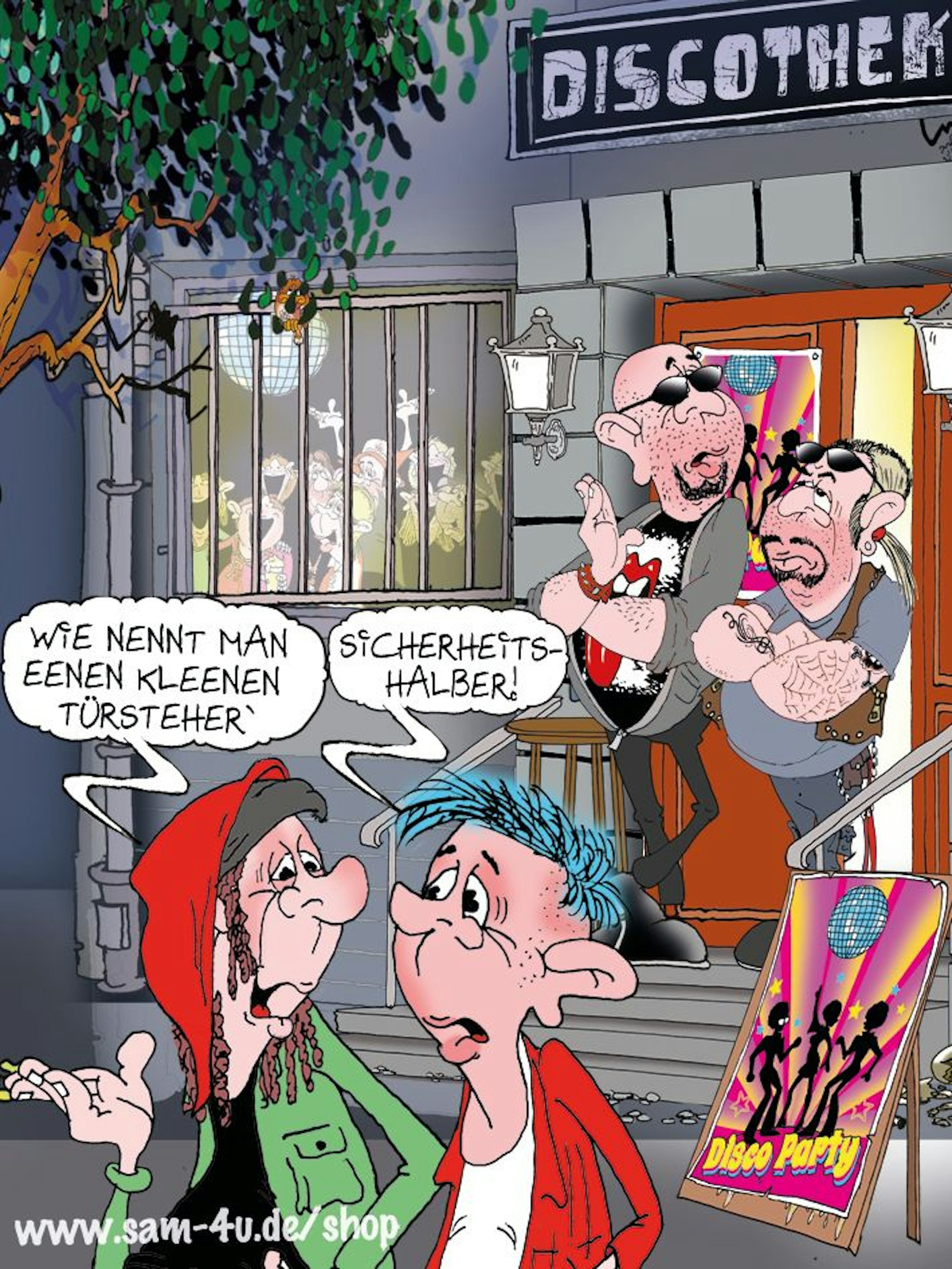 Der Cartoon des Tages kommt auch am heutigen Mittwoch aus der Werkstatt unseres Zeichners Sam Paff aus Berlin. Er bringt Sie in der Rubrik Witz des Tages jeden Tag zum Schmunzeln.