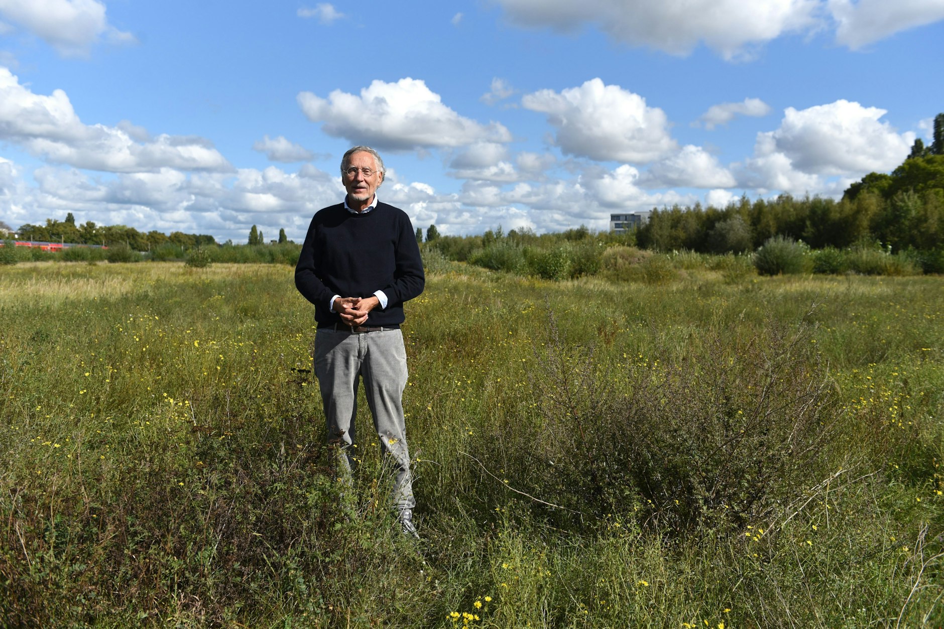 Investor Kurt Krieger hält an seinem Plan, ein neues Pankower Stadtviertel zu bauen, felsenfest.