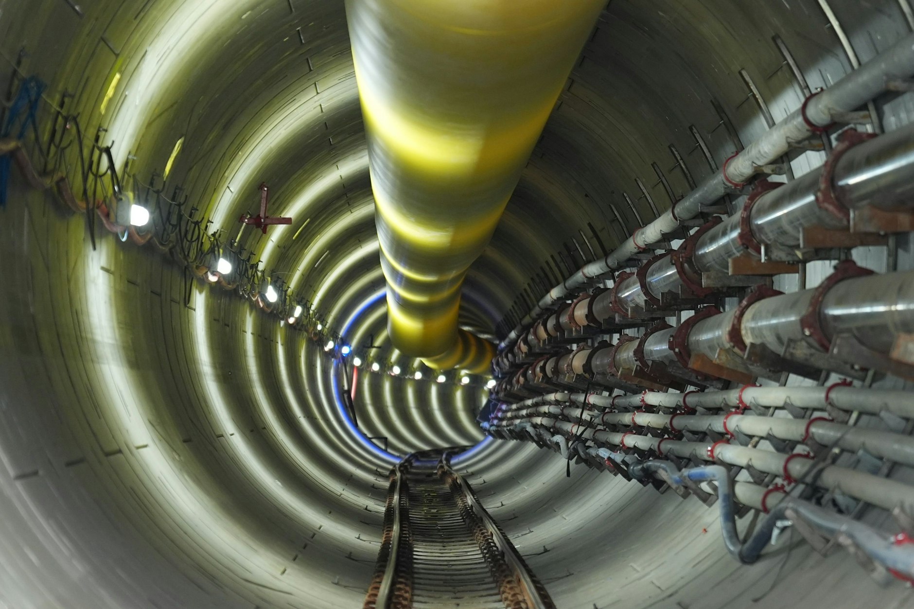 Schleswig-Holstein, Wewelsfleth: ein Blick in die Tunnelröhre auf der Baustelle Suedlink-Elbquerung ElbX (Symbolbild)