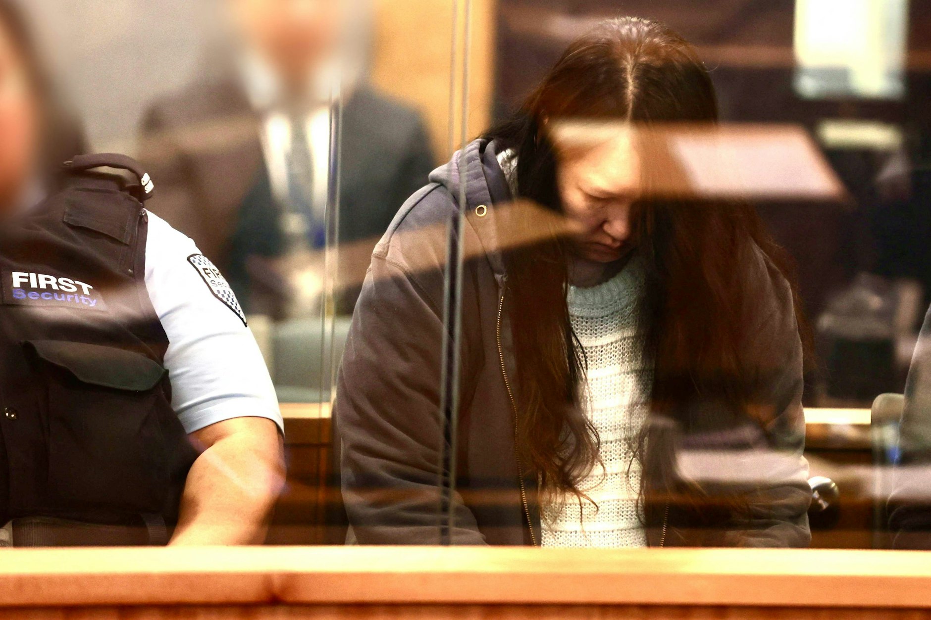 Die angeklagte Mutter vor Gericht in Auckland (Neuseeland). Sie gestand, ihre Kinder getötet zu haben.