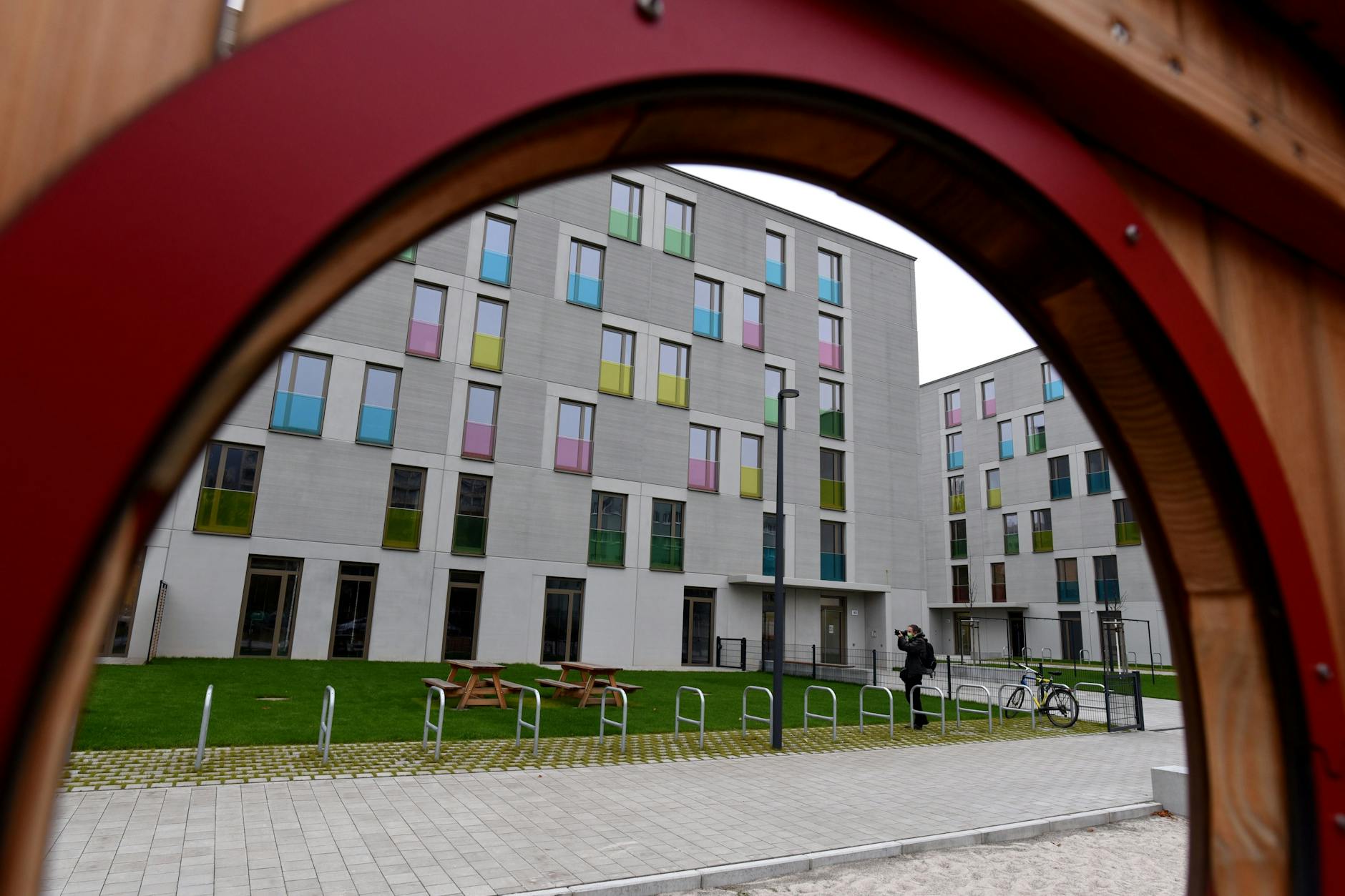 Neue Generation von Flüchtlingsunterkünften: die Anlage am Murtzaner Ring in Marzahn.