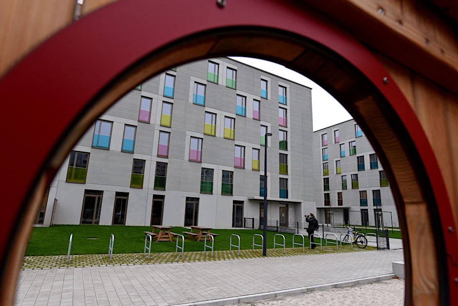 Neue Generation von Flüchtlingsunterkünften: die Anlage am Murtzaner Ring in Marzahn.