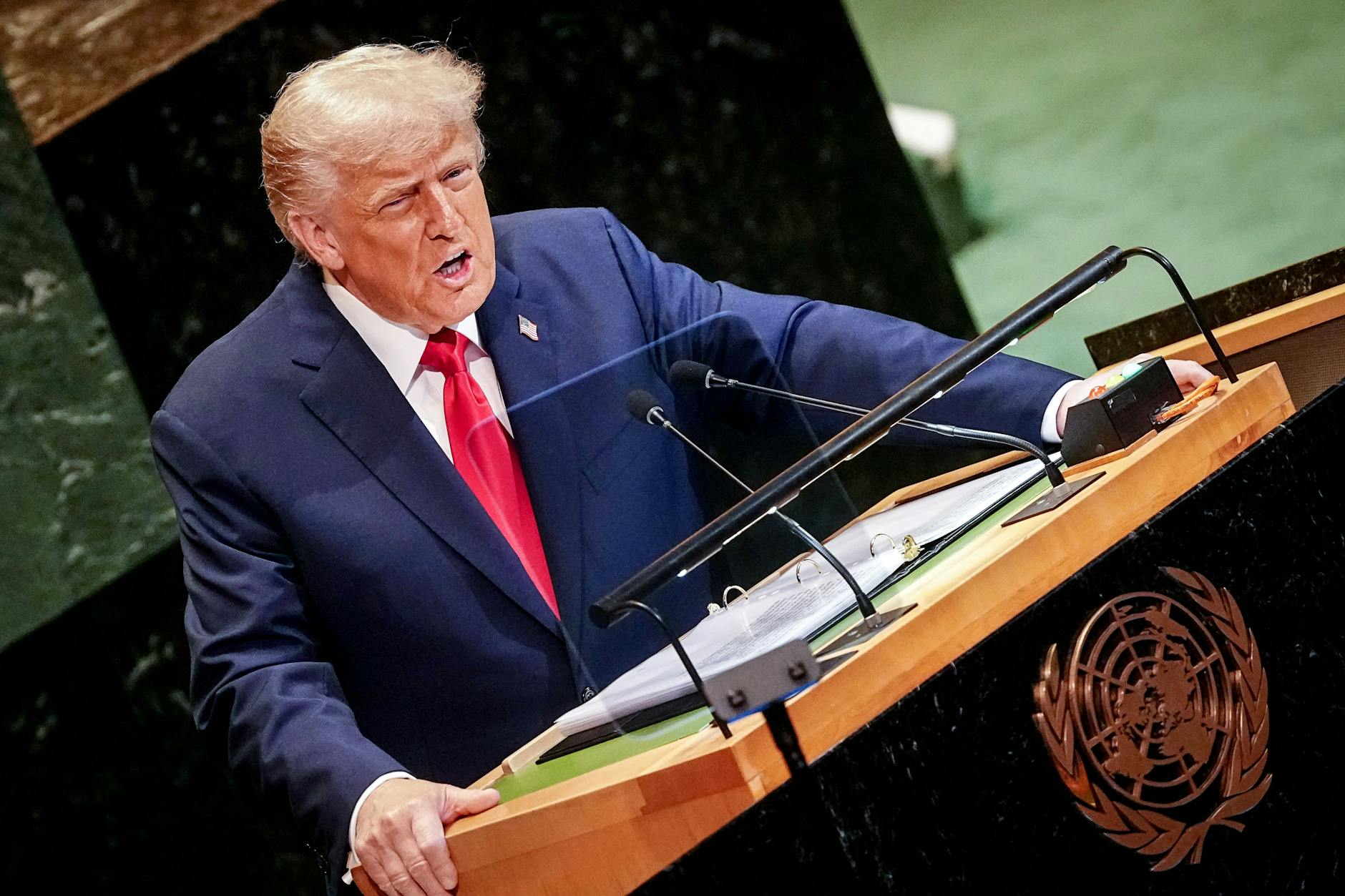 US-Präsident Donald Trump bei der Generaldebatte der UN-Vollversammlung