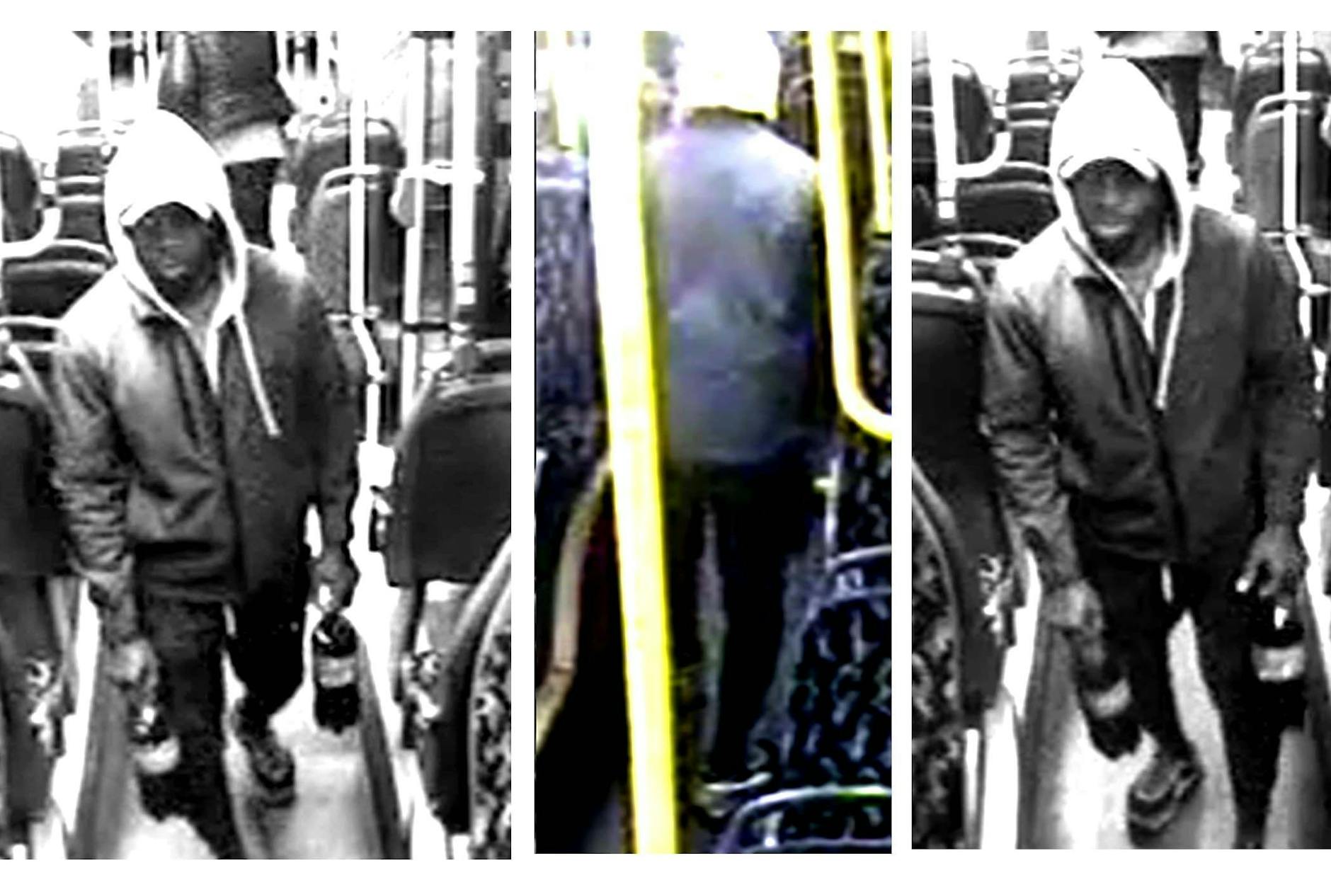 Mit diesen Fotos sucht die Polizei nach dem Täter.