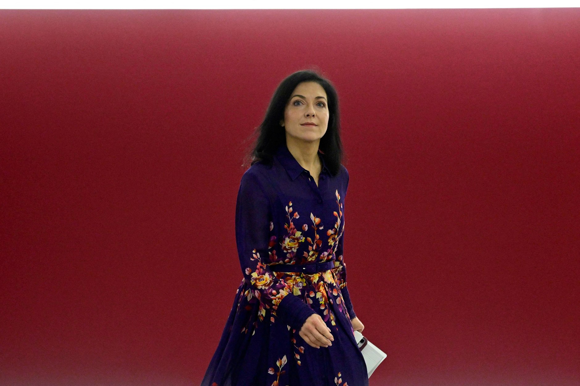 Wirtschafts- und Energieministerin Katherina Reiche kommt bei einer Pressekonferenz im Rahmen des BDI-Weltraumkongresses 2025 am 25. September 2025 in Berlin an. Symbolbild.