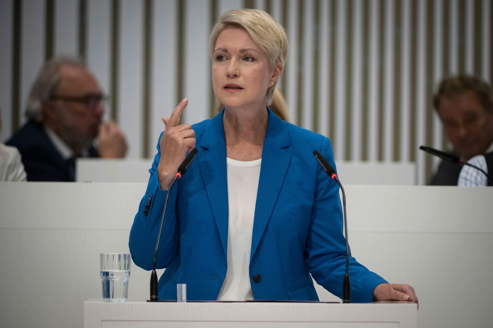 Manuela Schwesig (SPD), Ministerpräsidentin von Mecklenburg-Vorpommern, würde mit ihrer Partei deutlich hinter der AfD zurückliegen.