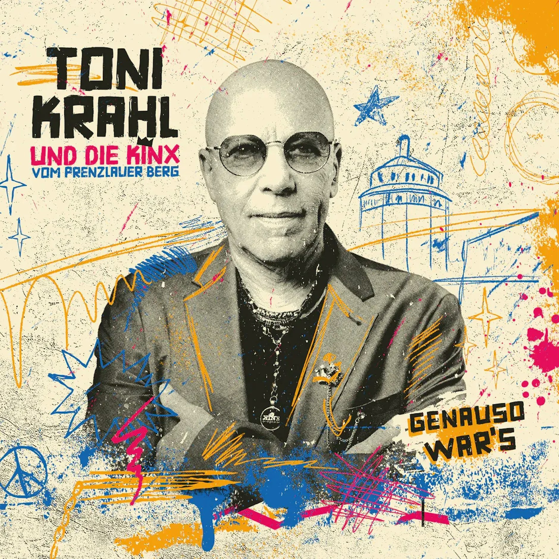 Das Cover der ersten Solo-LP von Toni Krahl