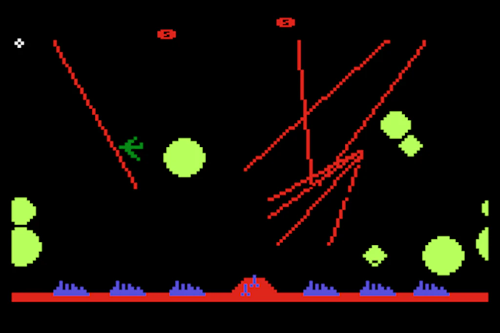 Eine Szene aus „Missile Command“