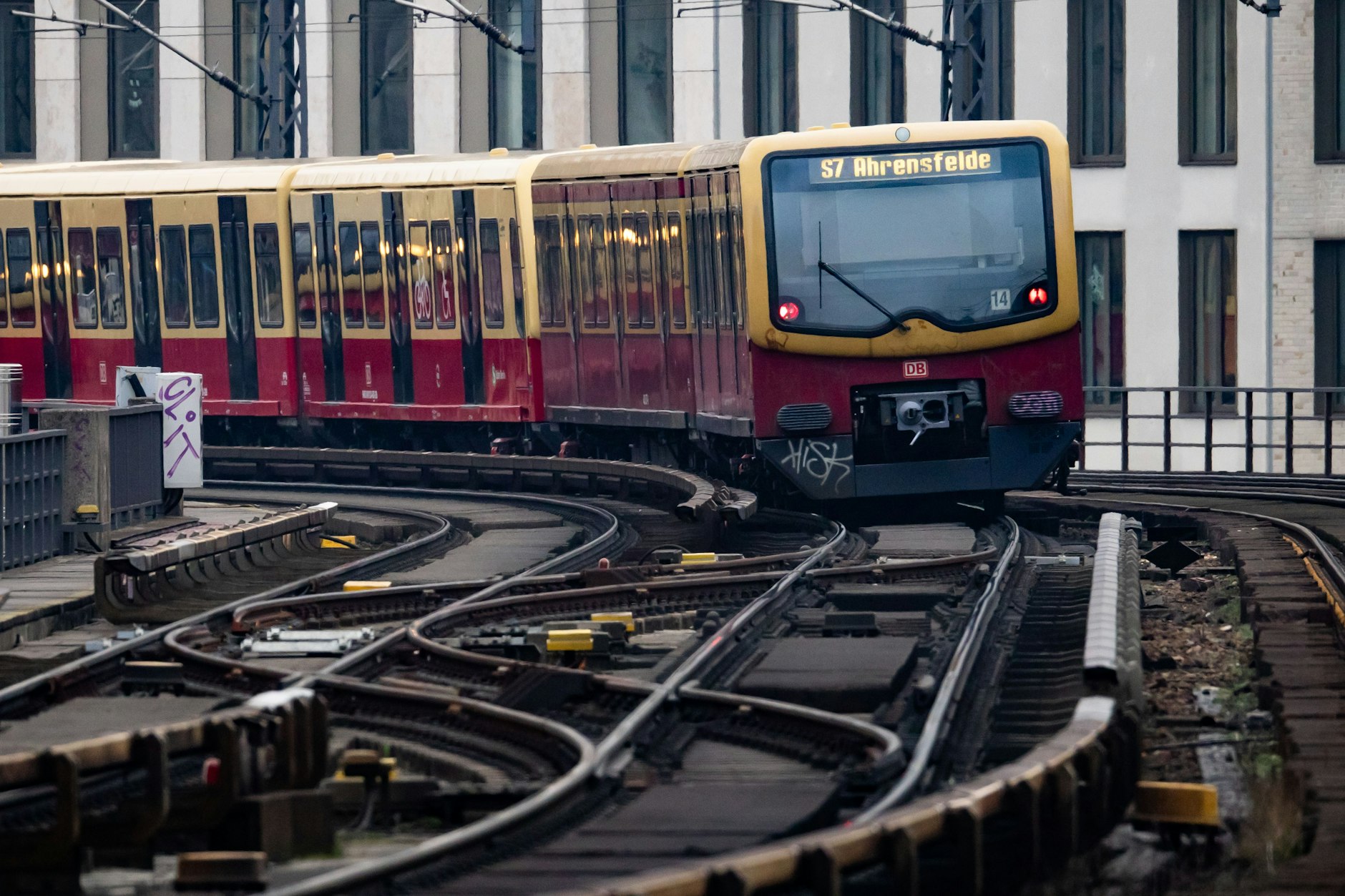 Einige Linien der Berliner S-Bahn