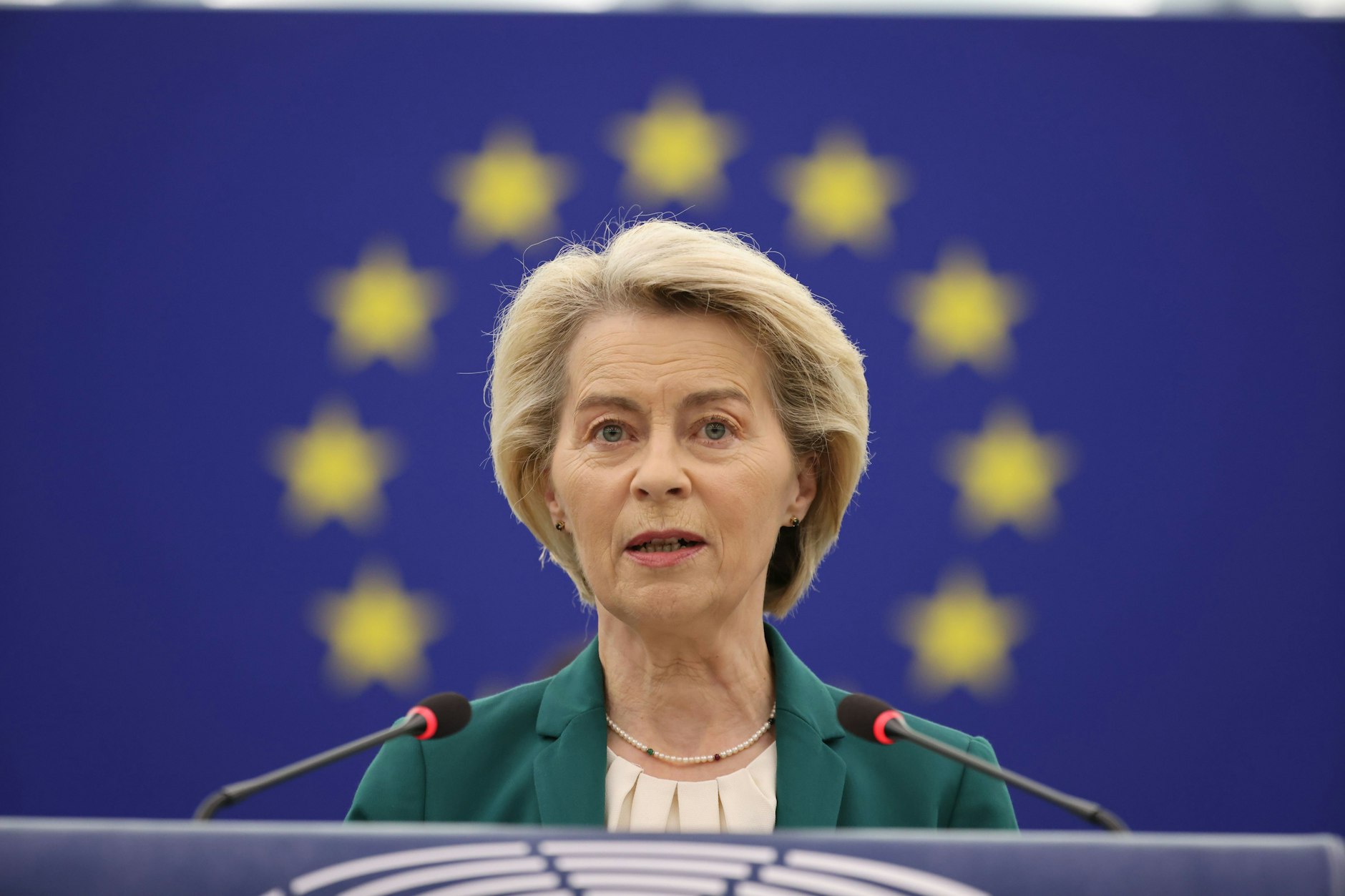 EU-Kommissionspräsidentin Ursula von der Leyen: Die EU will erneuerbare Energien in Afrika fördern.