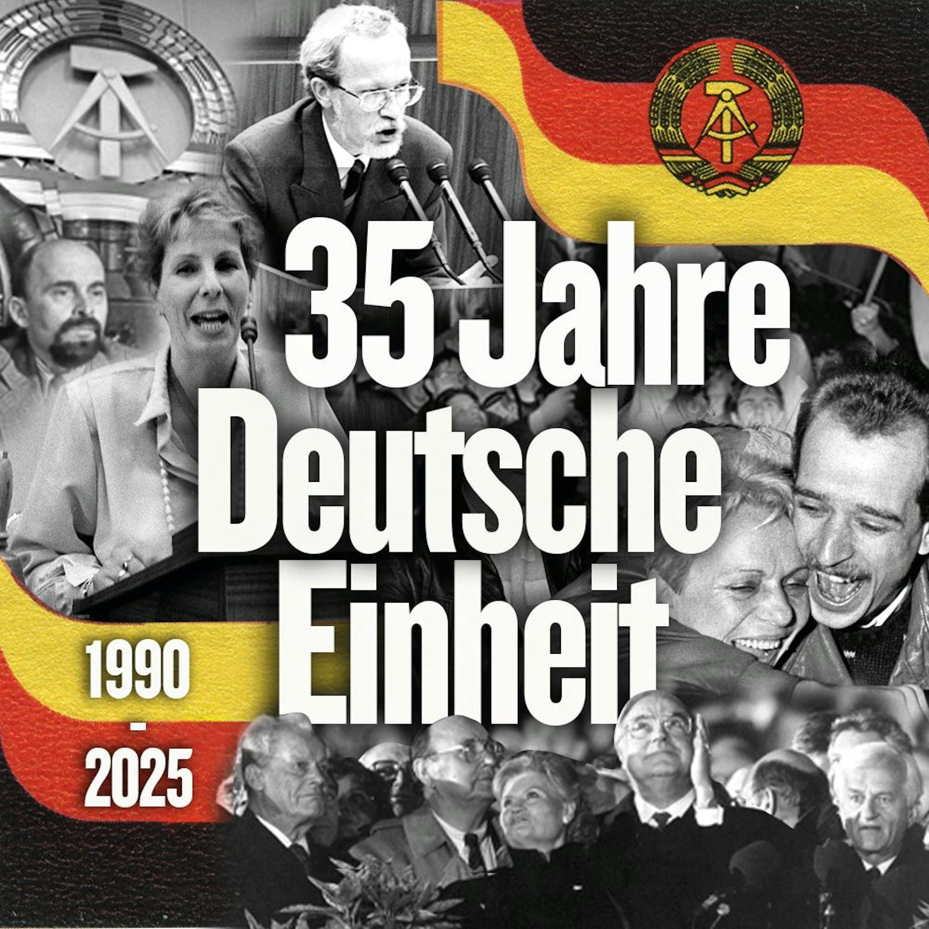 Am 3. Oktober feiert Deutschland das 35-Jahre-Jubiläum der deutschen Einheit. Auch wir berichten darüber – mit den schönsten Geschichten aus Ost und West.