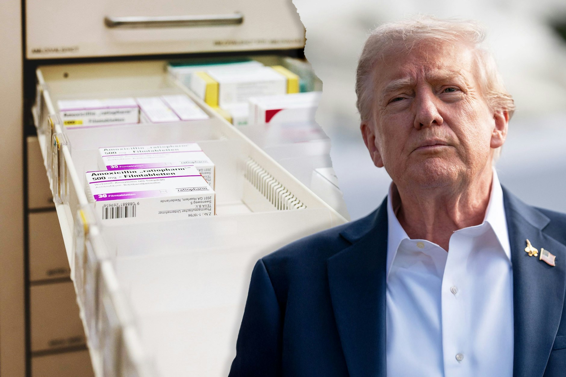 US-Präsident Donald Trump will wieder den Zoll-Hammer schwingen. Werden jetzt bei uns die Medikamnete knapp?