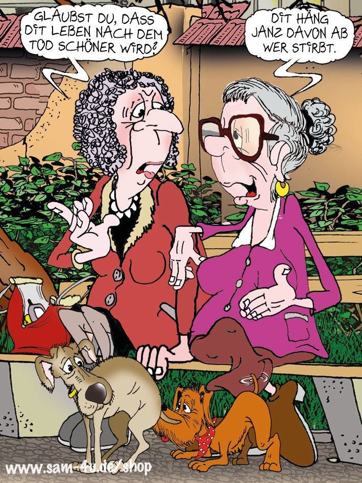 Der Cartoon des Tages kommt auch heute von unserem Zeichner Sam Paff aus Berlin. Er bereichert jeden Tag unsere Rubrik Witz des Tages.