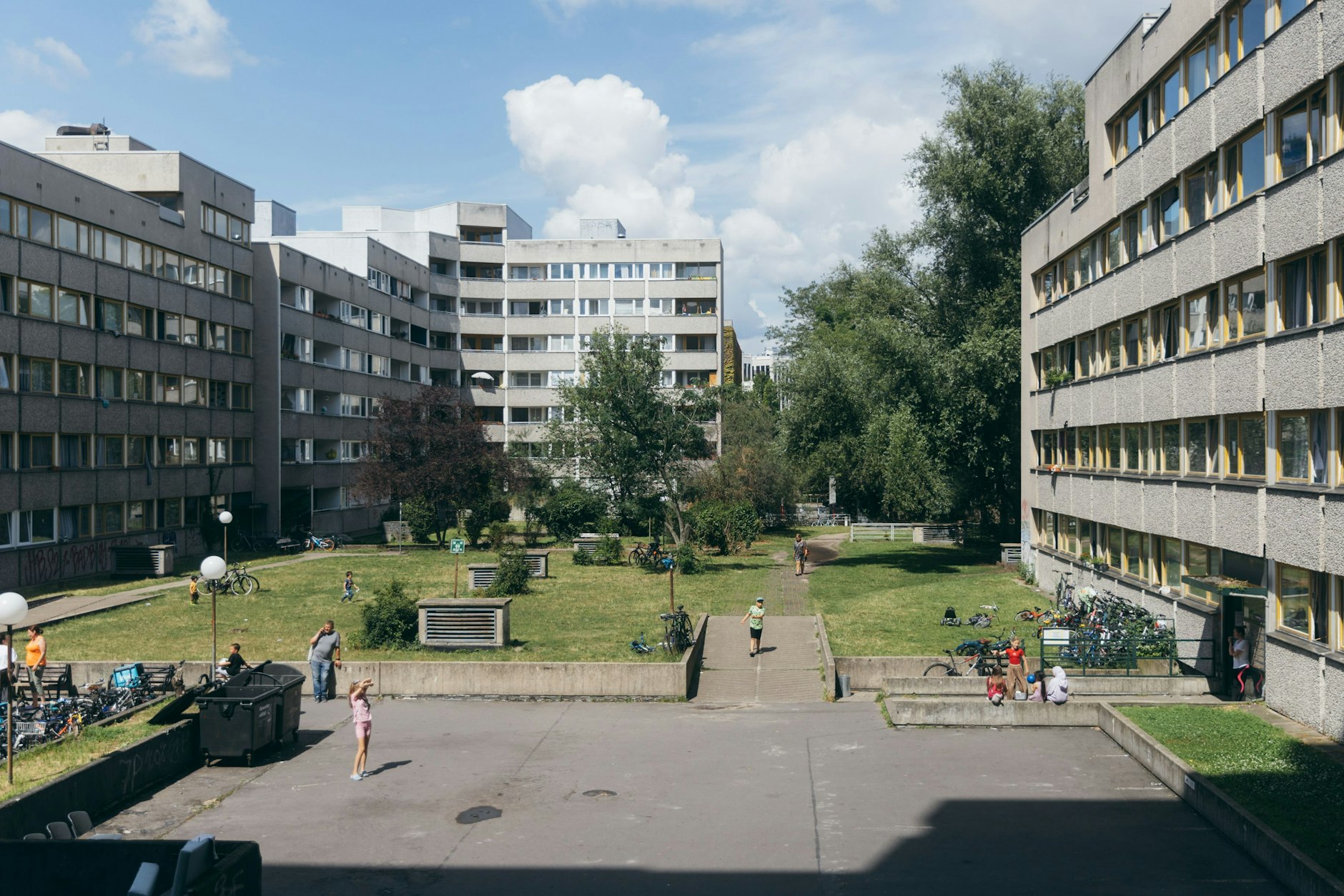 Hunderte Mieter am Hafenplatz wären im Fall einer Sperrung der Wasserlieferung betroffen.