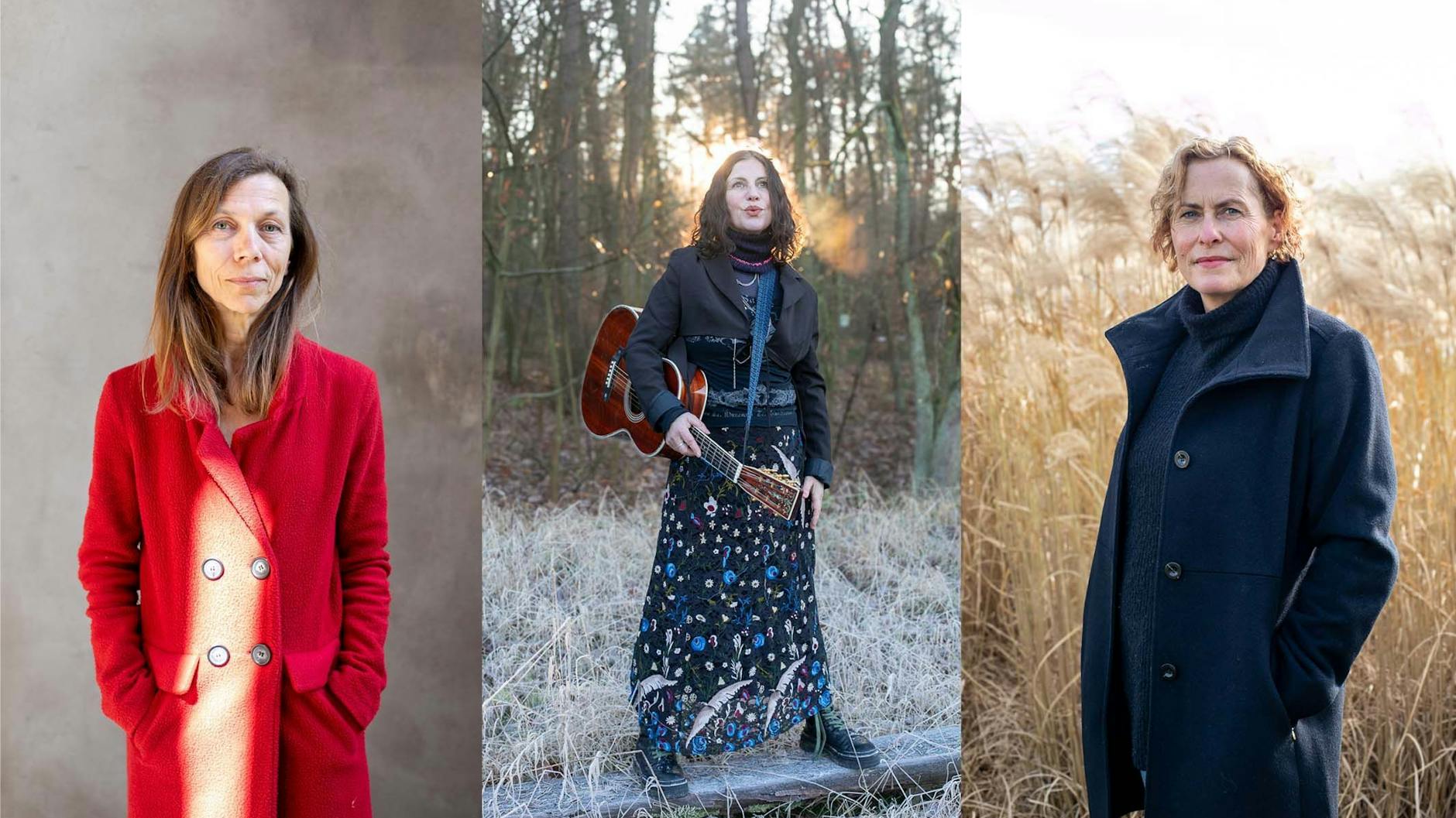 Besondere Spezies, zu selten befragt: Michaela, Schauspielerin, Bobo, Sängerin und Vocal Coach, und Birgit, Kita-Leiterin (von l. nach r.)