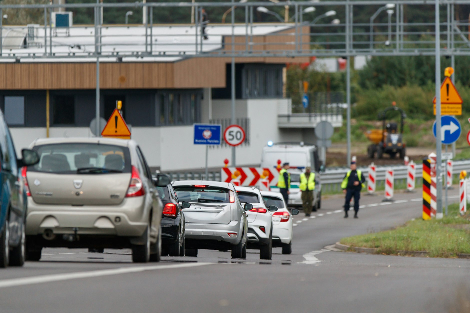 Seit Juli finden auch auf der polnischen Seite der polnisch-deutschen Grenze Kontrollen statt.