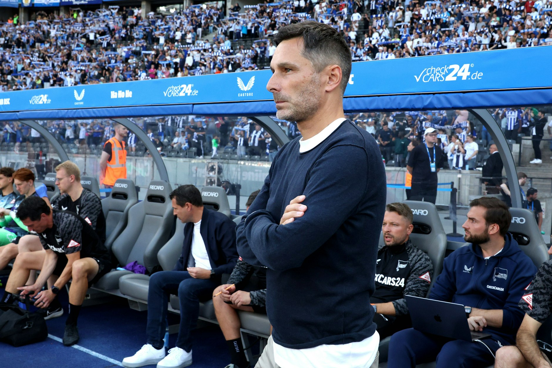 Seit fünf Monaten konnte Trainer Stefan Leitl mit Hertha BSC nicht mehr im Olympiastadion gewinnen. Klappt es Sonnabend gegen Preußen Münster?