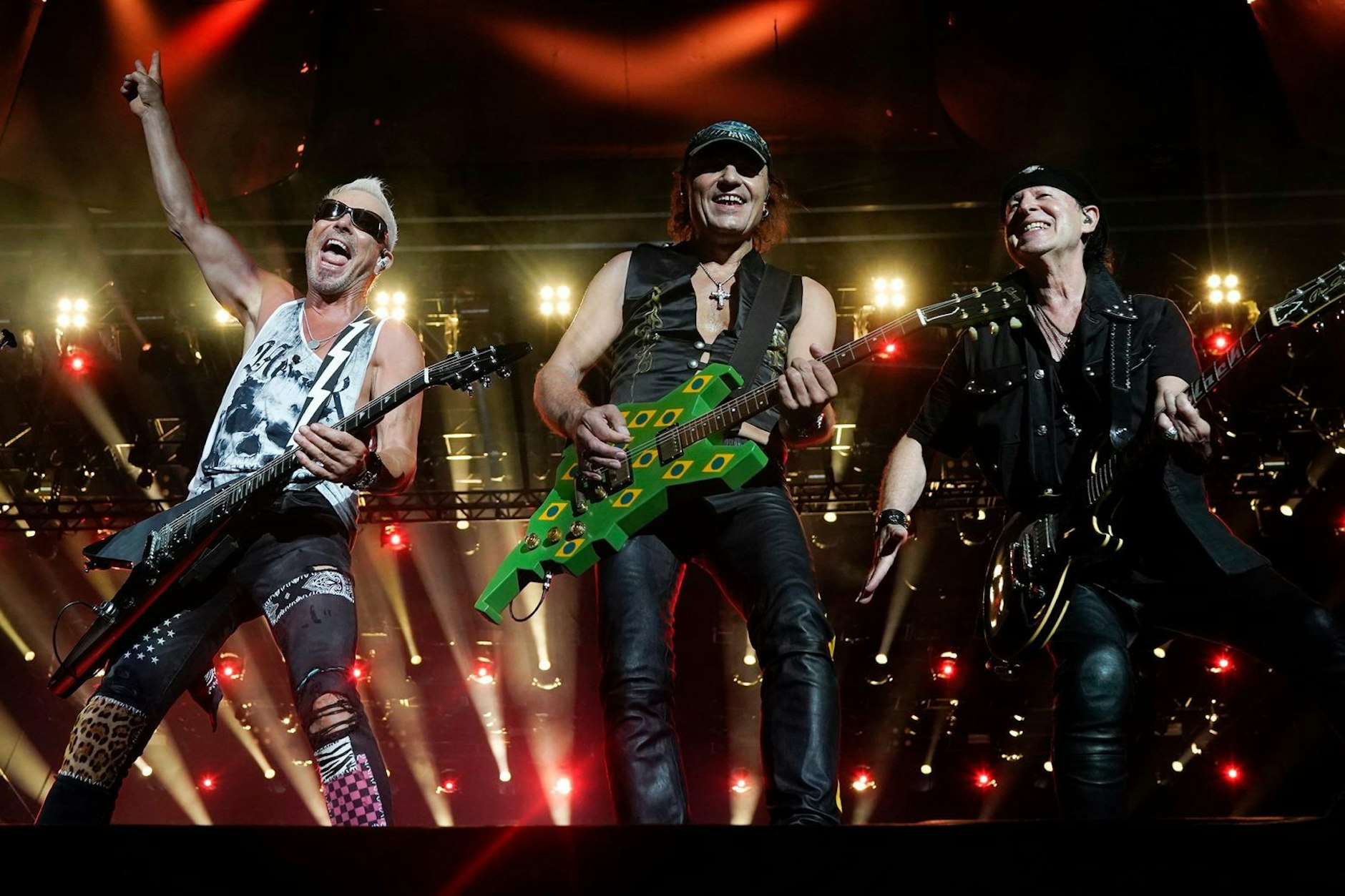 Die Scorpions traten in fast jedem Ort der Welt auf - wie hier in Rio de Janeiro (Brasilien). Nur in der DDR durften sie nicht spielen.