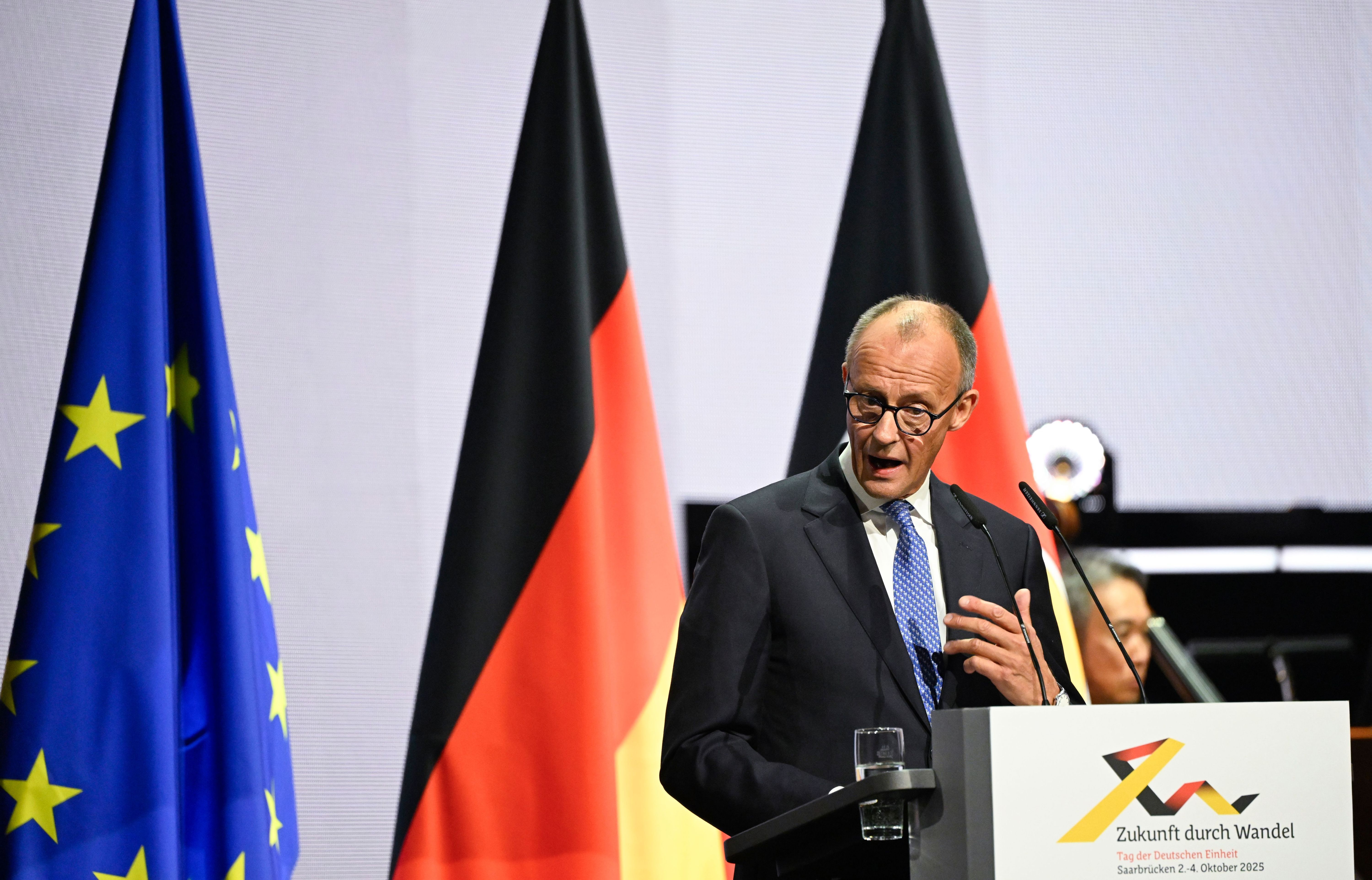 Image - 35 Jahre Deutsche Einheit: Friedrich Merz hätte die BRD lieber mit Frankreich vereinigt