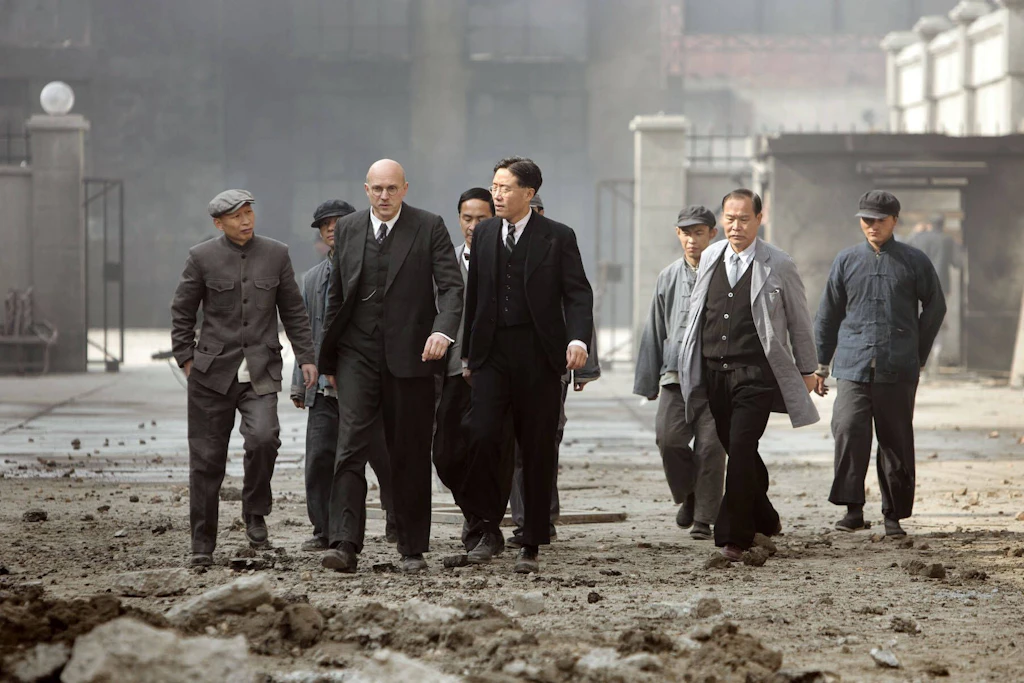 Ulrich Tukur in der Rolle John Rabes im gleichnamigen Film, 2009