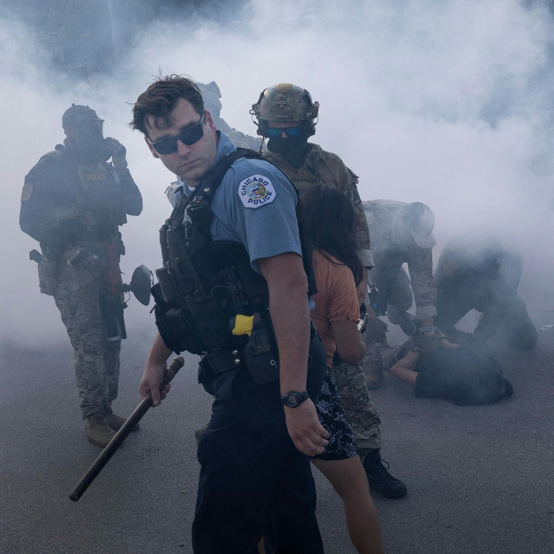Image - Trump entsendet Nationalgarde nach Chicago: Frau bei Protest angeschossen