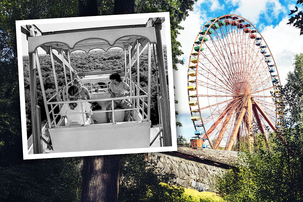 Das Riesenrad war das Wahrzeichen des Spreeparks - und soll es auch bei der Neueröffnung im Jahr 2027 wieder werden. Schon früher drehte sich im Freizeitpark-Juwel der DDR das ganz große Rad.