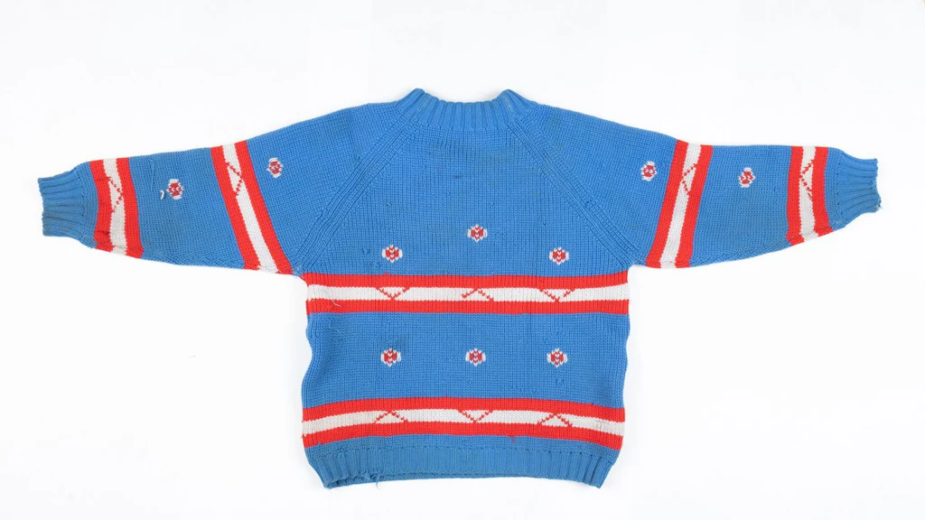 Diesen Pullover soll Reiner Koch&nbsp;(†12) 1973 am Tag seiner Ermordung getragen haben. Das Kleidungsstück wurde in einer Plastiktüte gefunden.