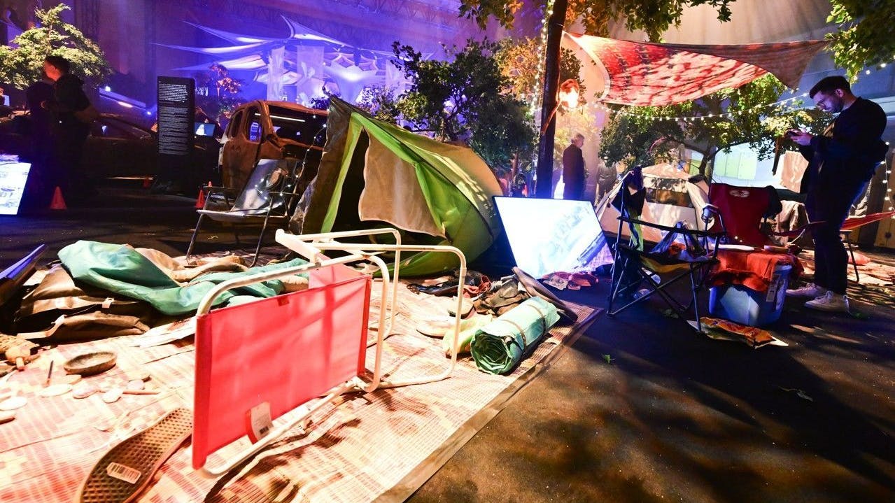 Hamas-Attacke: Gezeigt werden in Berlin Originalteile.