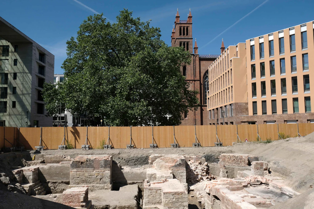 Archäologische Ausgrabungen an der Bauakademie