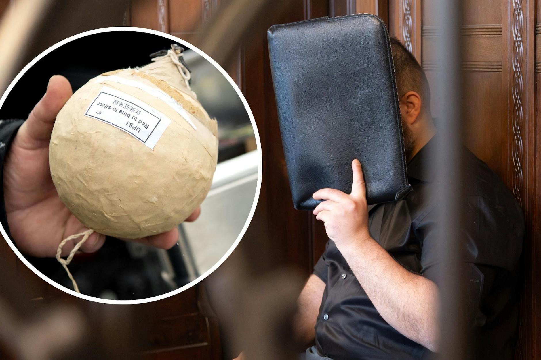 Mustafa C. soll eifersüchtig auf einen Nebenbuhler gewesen sein, deshalb eine Kugelbombe vor seinem Geschäft gezündet haben. Deshalb sitzt er nun vor Gericht.