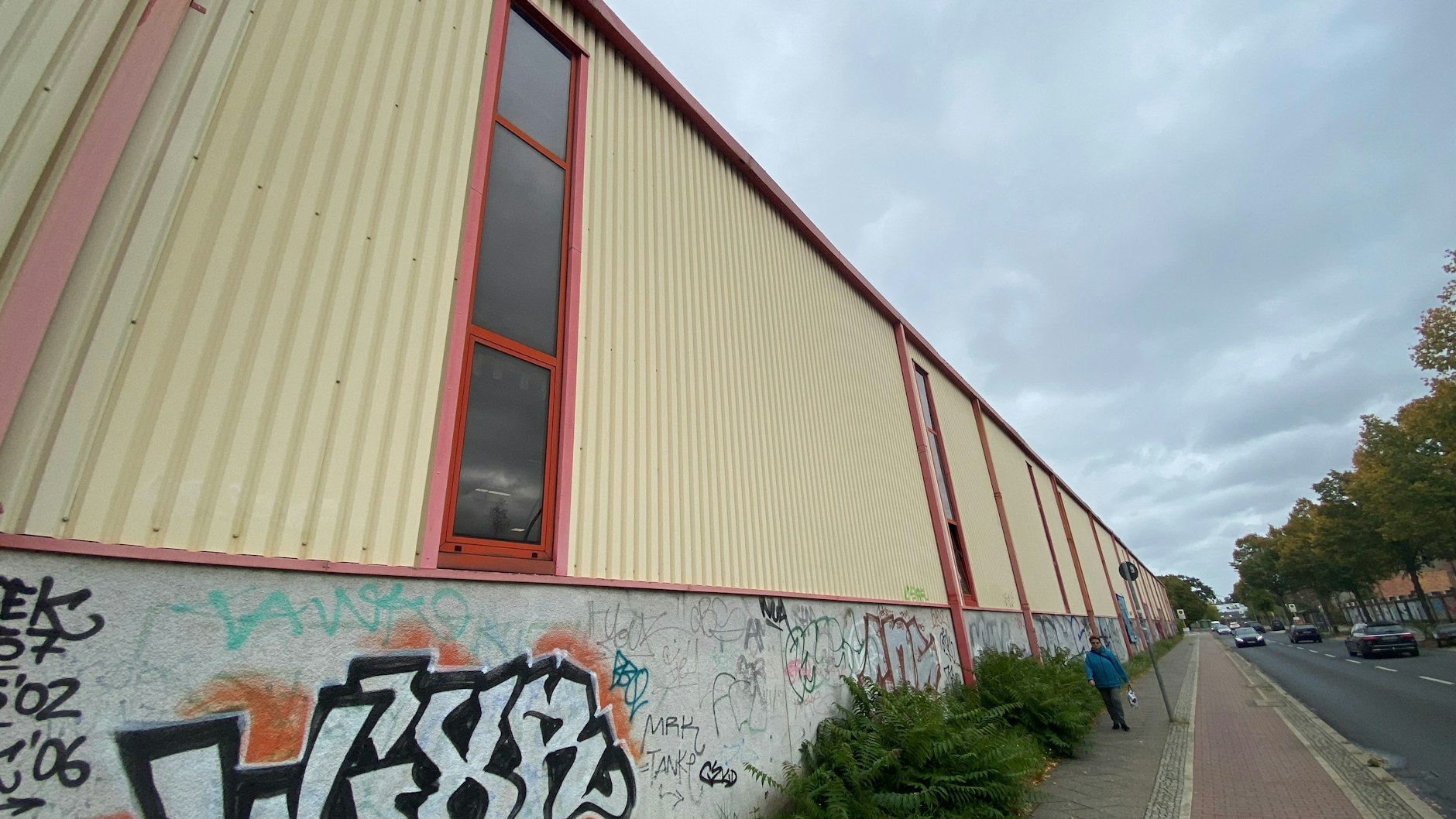 Eine der Hallen des ehemaligen Draka-Kabelwerkes in Berlin-Köpenick