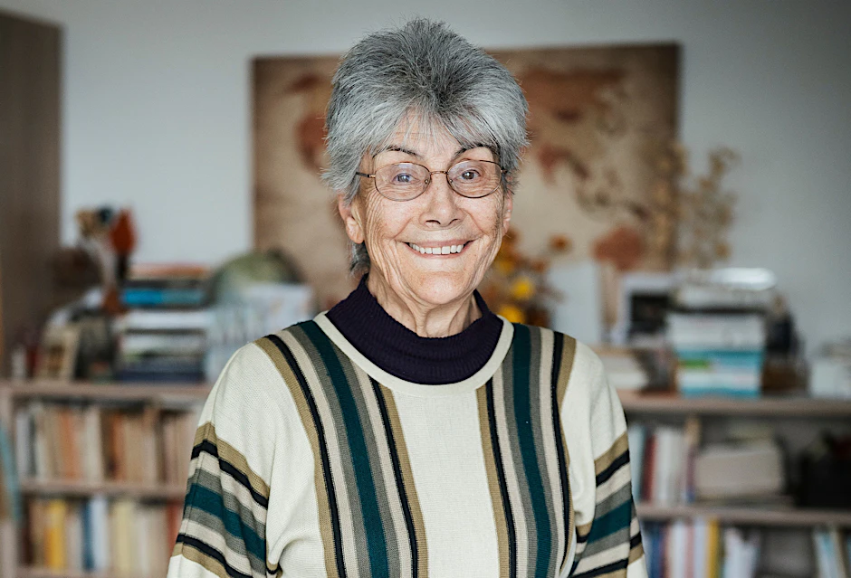 Wera Blanke, 92 Jahre alt, wünscht sich nach ihrem Tod eine Bestattung in Form einer Reerdigung.